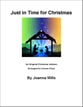 Just in Time for Christmas Unison choral sheet music cover